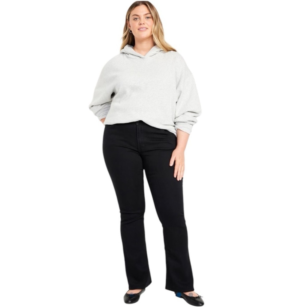 Old Navy Mid Rise Bootcut Black Jack Denim Jeans